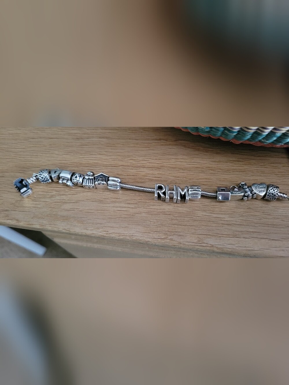 Pandora Sterling Silver Charm Bracelet